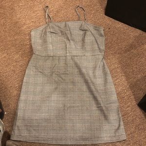 Plaid skater dress